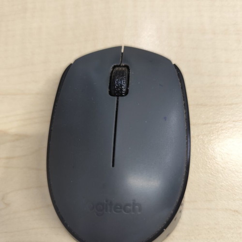 Logitech M170 wireless mouse used, black