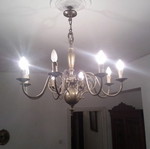 CHANDELIER brass
