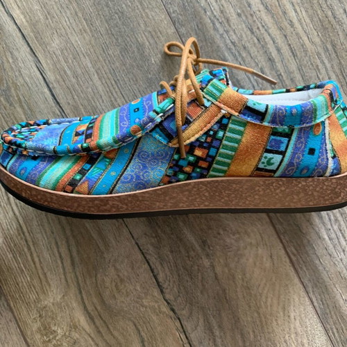 Walking shoes new, size 39, turquoise and blue