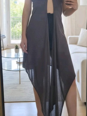 Asymmetric sleeveless vest Ioanna Kourbela used, brown