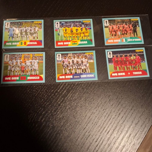 African Teams FIFA World Cup 2026 Sticker Set, 10 teams