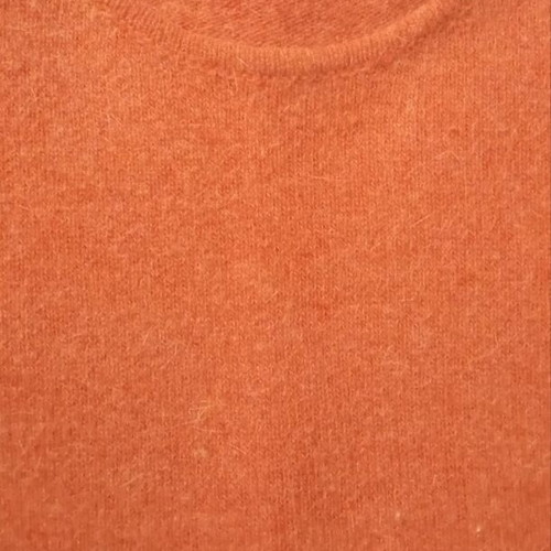 Women's angora wool blouse like new, orange