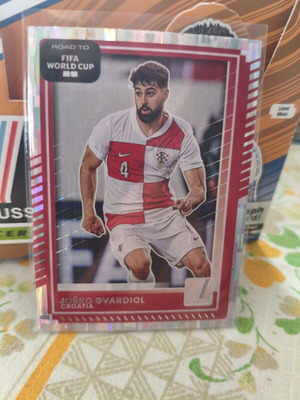 Josko Gvardiol Silver Donruss Panini Road to FIFA World Cup card new