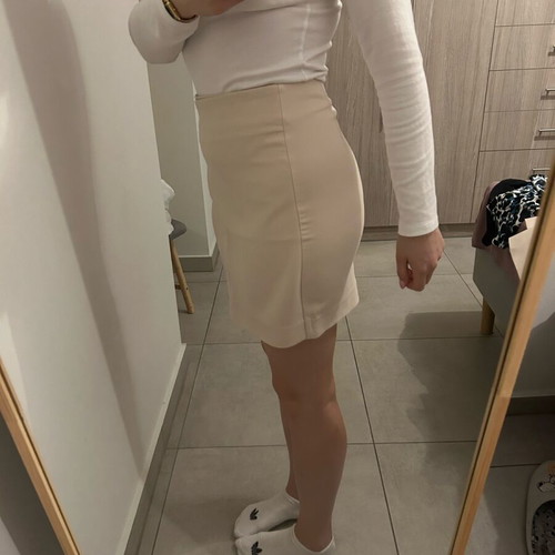 Mind Matter suit set with skirt new, beige, size M