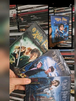 Χάρι Πότερ DVD 1, 2, 3 και 4 καινούρια στη ζελατίνα με υπότιτλους