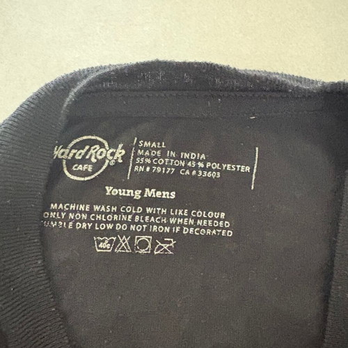 Hard Rock Vienna black t-shirt like new, size S