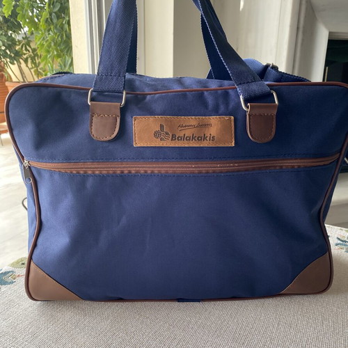 Large promotional travel backpack like new, ideal carry-on size