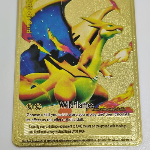 pokemon charizard metal card Charizard - 4/102 (Celebrations Metal Card) main image 1