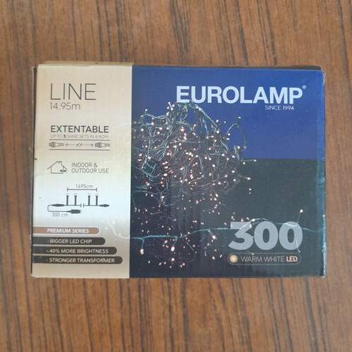 Eurolamp Led Christmas Lights 300 pcs, 15 meters, new