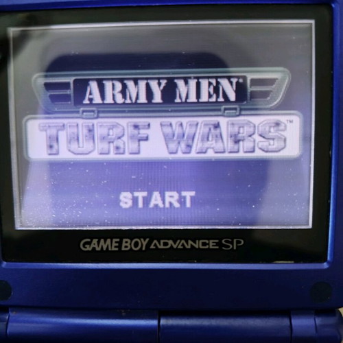 Army Men Turf Wars Nintendo GBA game used without sticker