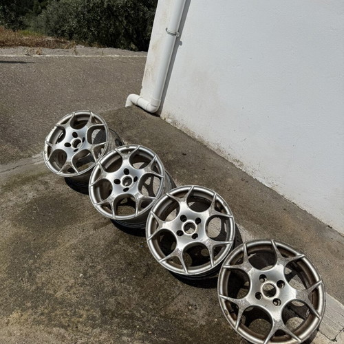 TSW 15 Inch Rims 4x100 Used, One Needs Repair, 7 Width