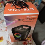 Bluetooth speakers KTS-1265, set of 2 with 2 jack cables