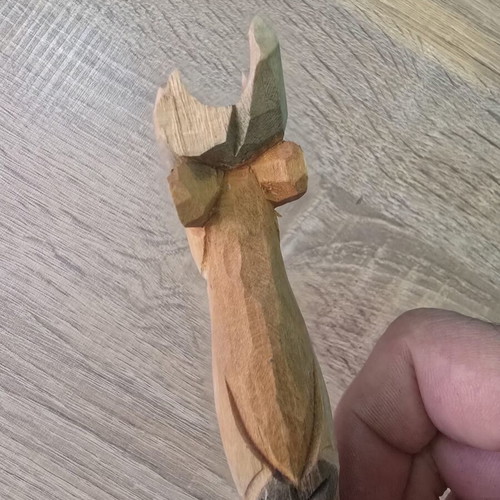 Wooden handmade deer pen used, decorative or repair