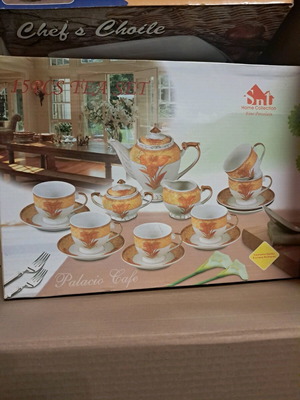 SNT Home Collection Palacio Cafe 15-piece tea set new
