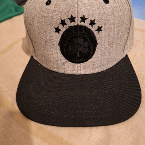 Panathinaikos bc cap like new, grey with black brim