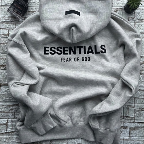 Essentials Fear Of God hoodie, grey, size S