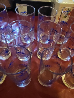 FAGE glasses new, set of 12 collectible
