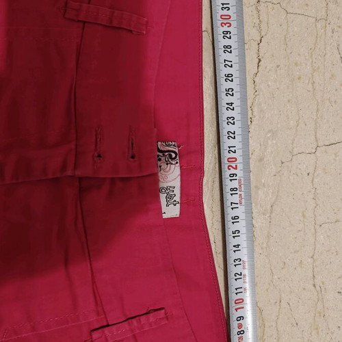 Fuchsia women's fabric pants like new, sizes S-M