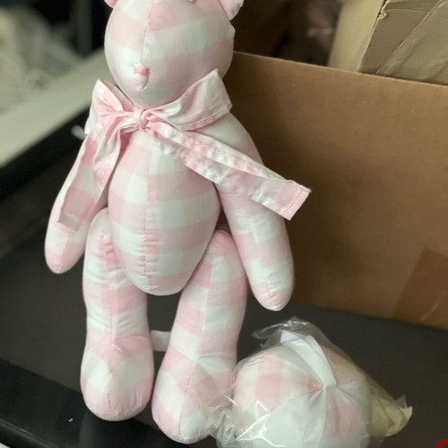 Baby gift set with teddy bear and rattle new