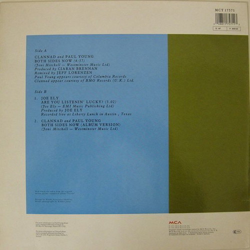 Clannad & Paul Young Both Sides Now Maxi Single new