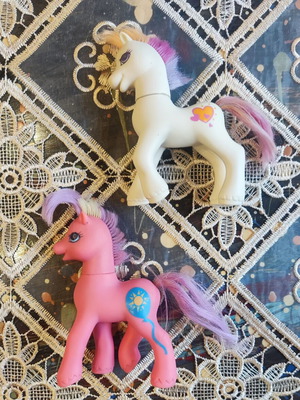 My Little Pony G2 figures used, Light Heart Special Birthday and Sundance