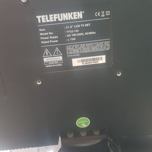 Telefunken LCD TV 21 inch