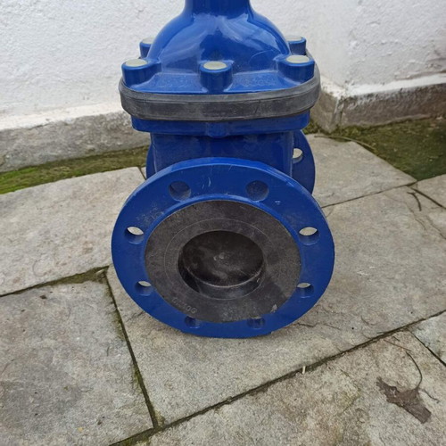 Valve DN 100 elastic sealing new, PN16 GGG50 flange connection