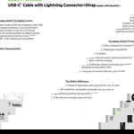  καλώδιο Belkin Boost Charge Braided USB-C to Lightning Cable 18W 1.2m (F8J243BT04-BLK) MFi