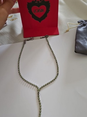 Loisir necklace green pistachio new unworn
