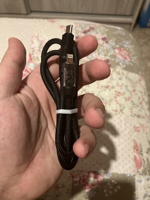 Καλώδιο φόρτισης Lightning για iPhone με ψηφιακή ένδειξη ισχύος, 1 μέτρο