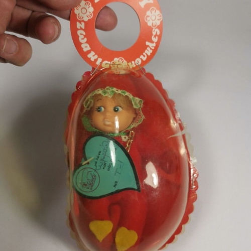 Doly Lucky Plush Doll used, 70s vintage