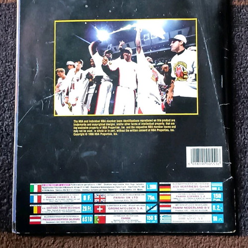 NBA album 96-97 used, empty, good condition