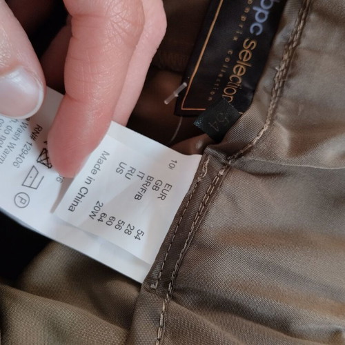 Bonprix selection pants new, oil khaki, size 54
