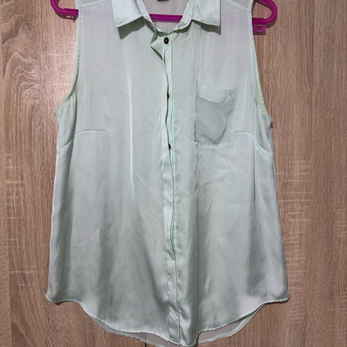 Sleeveless shirt/blouse used H&M mint size L
