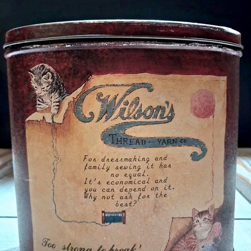 Vintage metal tin Wilson's The Nostalgia Collection like new