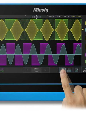 Touch Oscilloscope 100MHz 2 Channels Tablet New