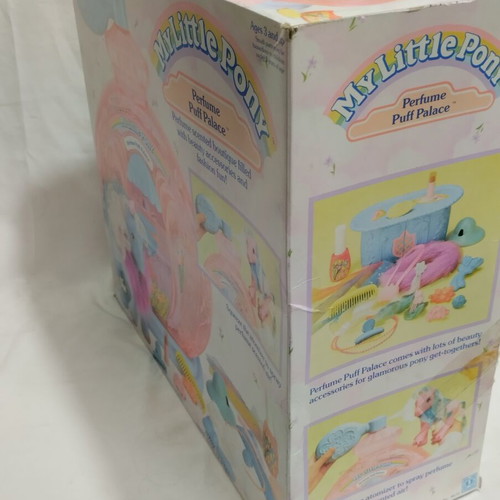 My Little Pony Perfume Puff Palace set new by Hasbro