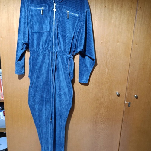 SugarFree one-piece blue jumpsuit like new, size S