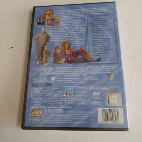 Austin Powers Goldmember DVD new, comedy, subtitles