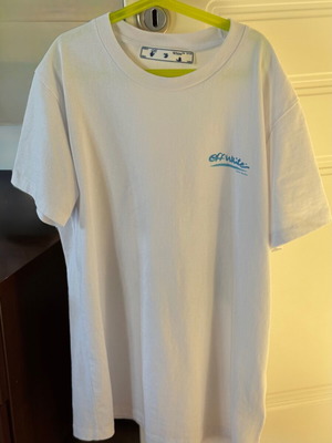 Off White t-shirt like new, collaboration with Eden Rock, size M