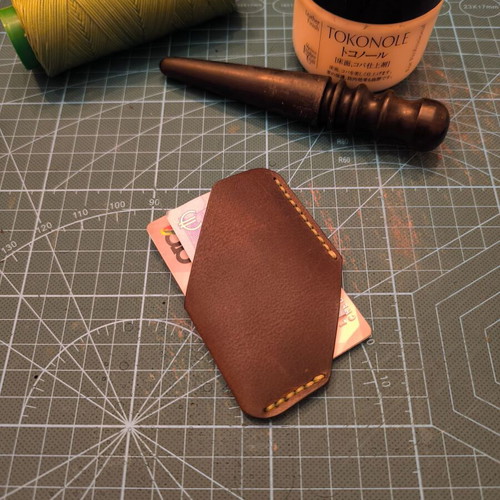 HANDMADE LEATHER CARD WALLET