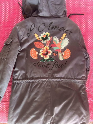 Blue jacket like new, size M