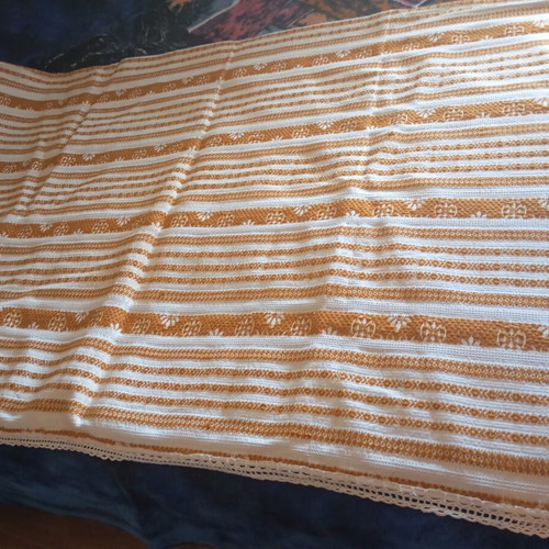 Woven vintage blanket 170x220 cm, new