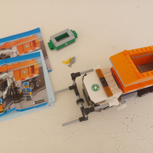 Lego used, City set with garbage truck