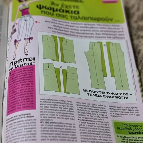 Burda magazine like new with sewing patterns