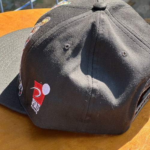 Vintage Chicago Bulls Snapback cap with Jordan Pippen Rodman embroidery