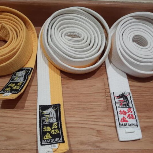 Children's martial arts belts like new, pack of 3, Judo Aikido