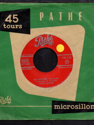 Vinyl V-148 45 RPM Oh Guitare Enrico Macias used