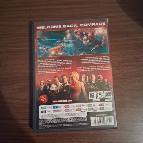 Command & Conquer Red Alert 3 PC game used, DVD-ROM