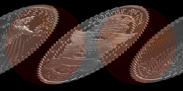 1 oz ,999 Χάλκινο Νόμισμα Liberty St Gaudens